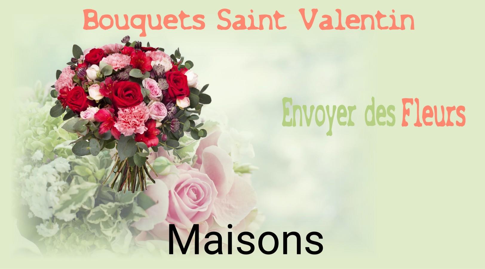Roses de Saint-Valentin livrées à Maisons